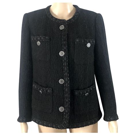 chanel petite veste noire prix|La petite veste noire blazer Chanel Black size 40 FR in Polyester .